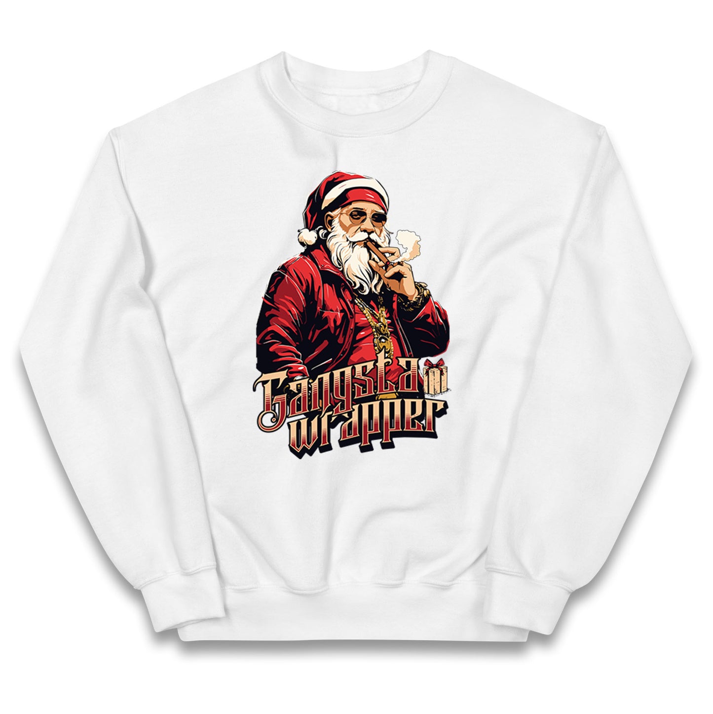 Santa Claus Gangster Kids Jumper