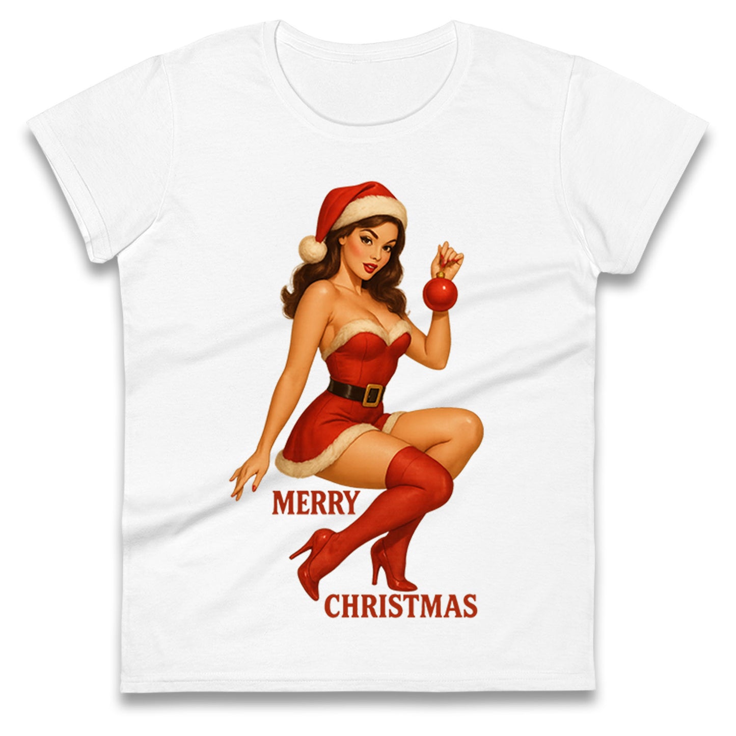 Merry Christmas Sexy Christmas Ladies Shirt