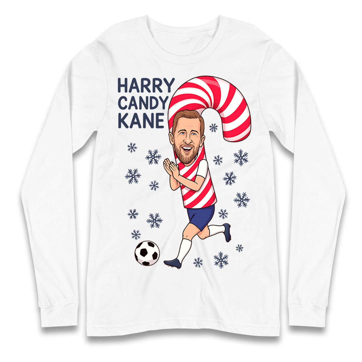 Harry Kane Christmas Longsleeve T Shirt