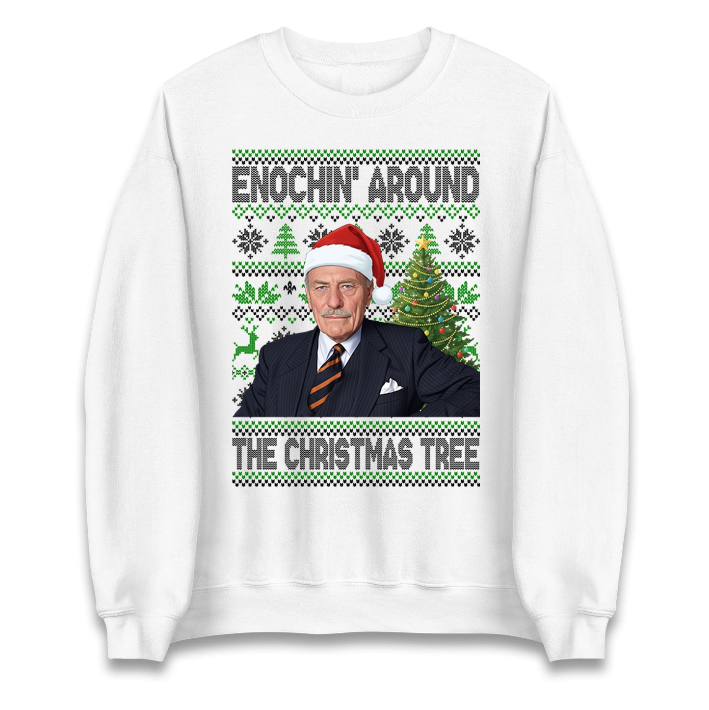 Enoch Powell Enochin Around the Christmas Tree Christmas Jumper