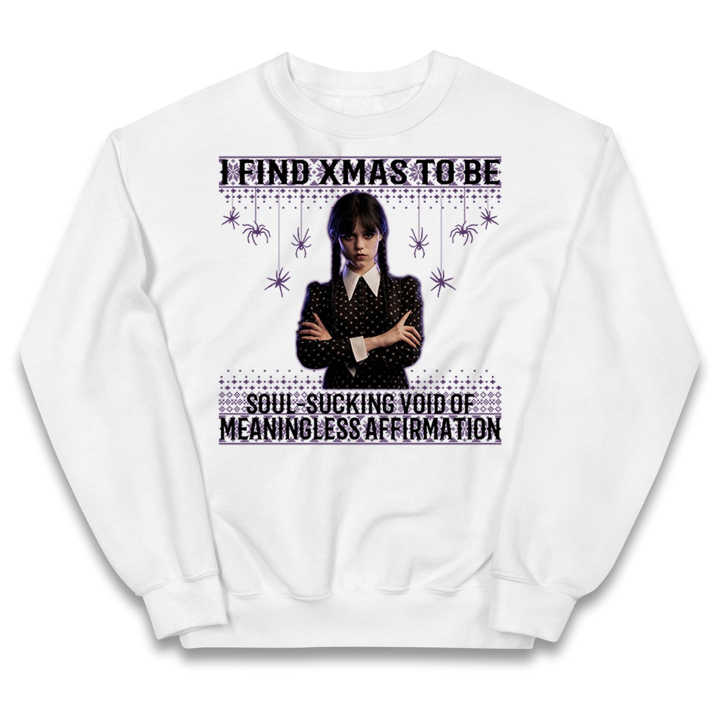 Wednesday Christmas Kids Jumper