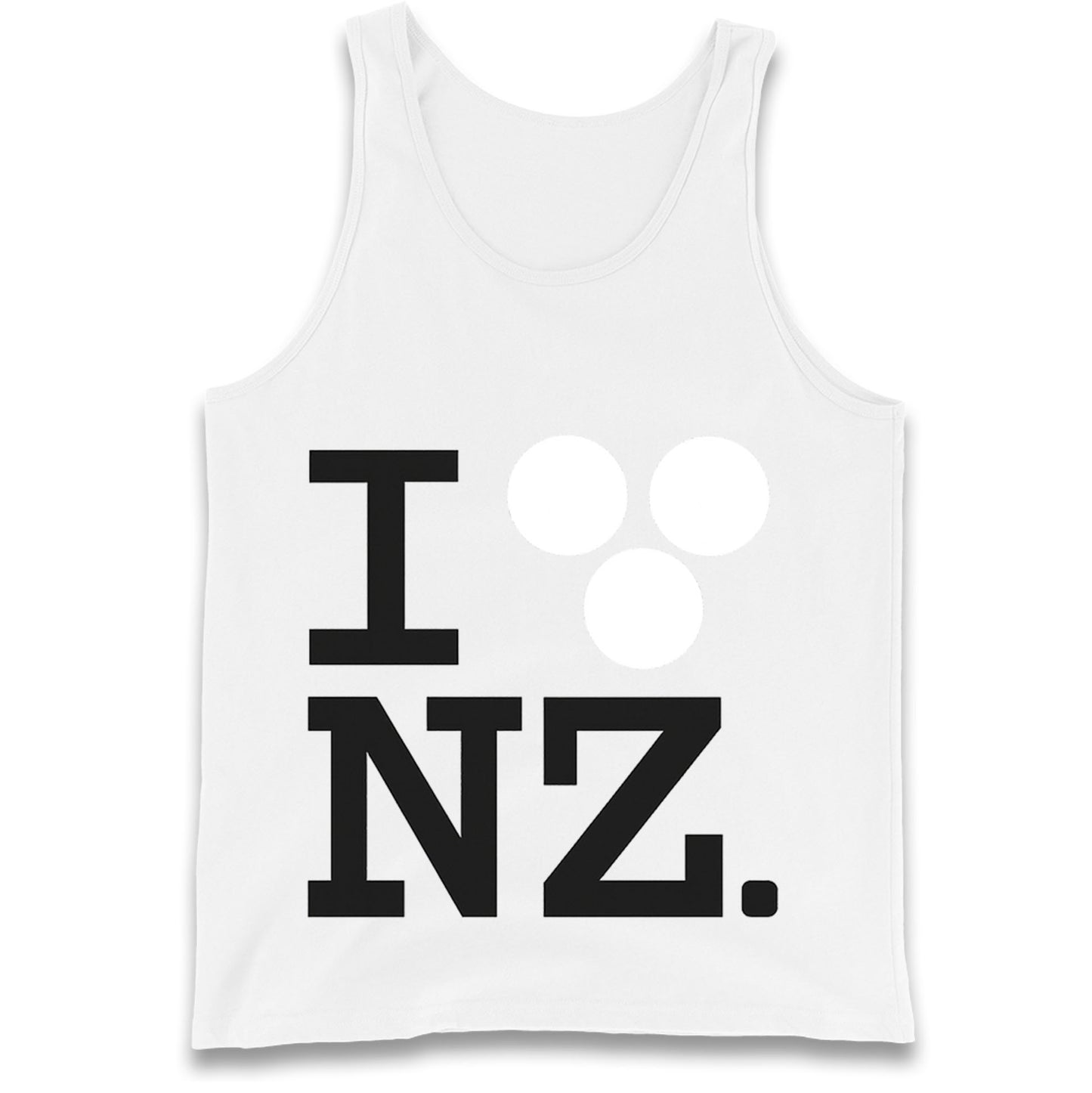 I Love NZ Orlando Bloom Huffer Tank Top