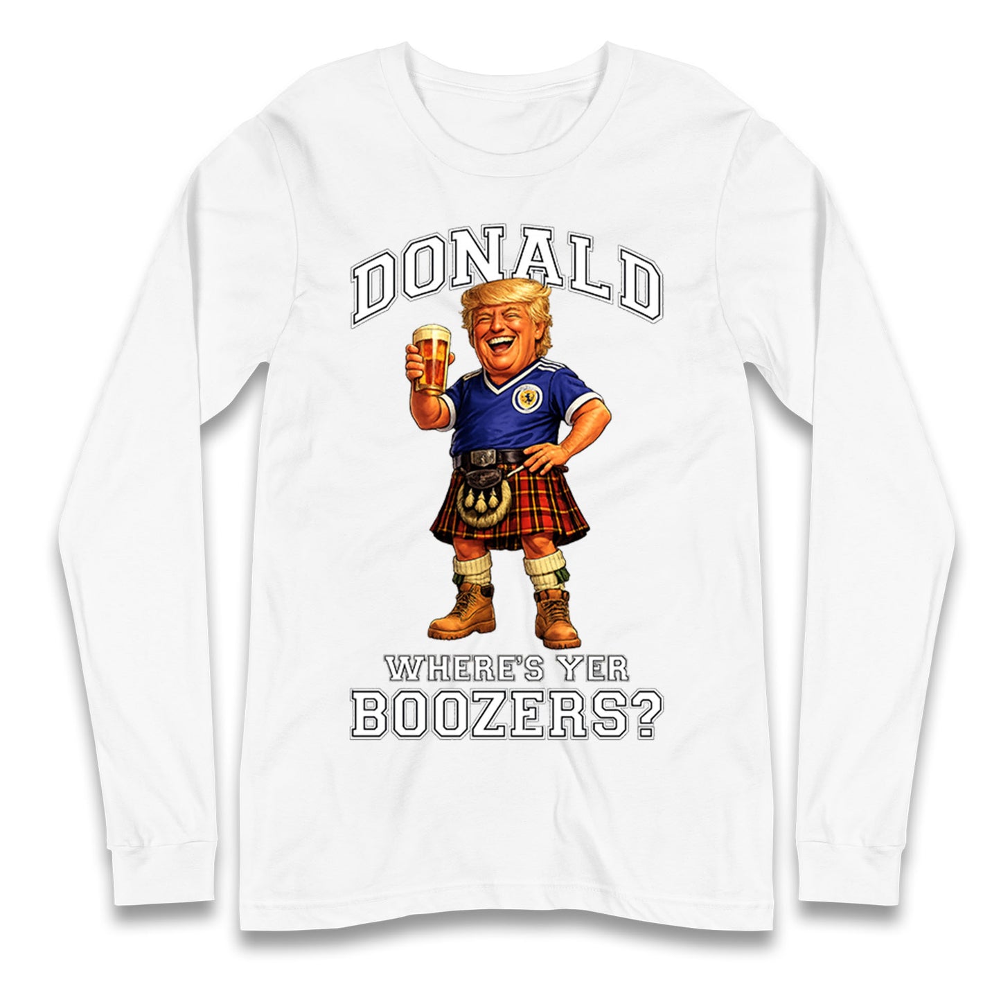 Donald Trump Scotland World Cup Longsleeve T Shirt