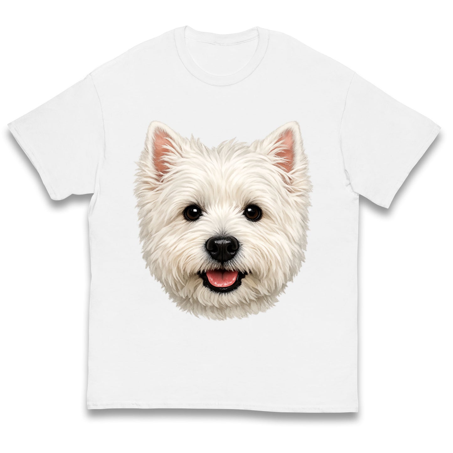 West Highland White Terrier Dog Face Kids T Shirt