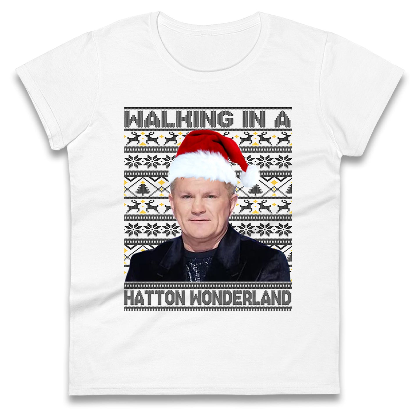 Ricky Hatton Christmas Ladies T Shirt
