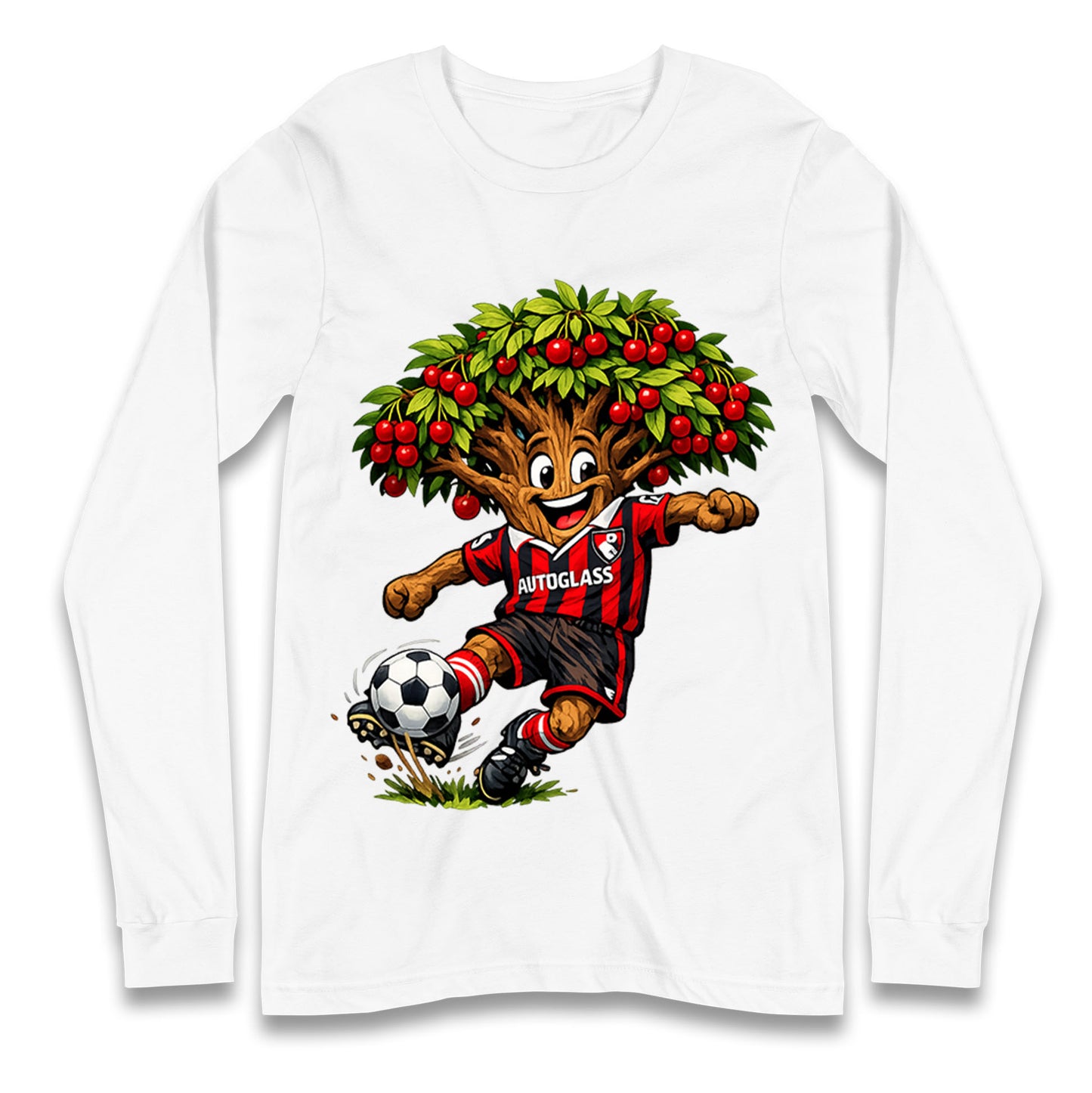 Retro Bournemouth Long Sleeve Shirt