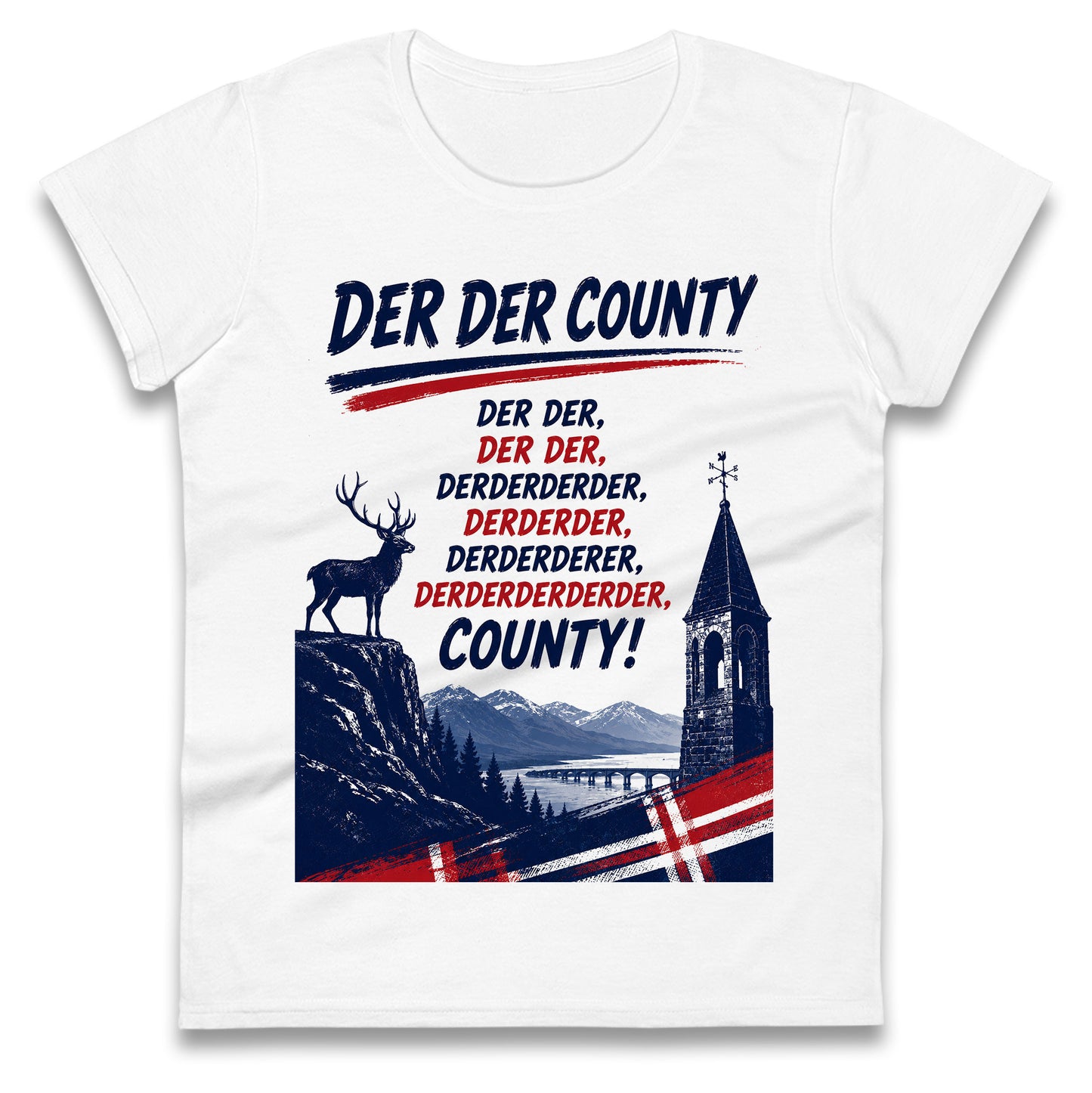 Der Der County Ross County Football Ladies T Shirt