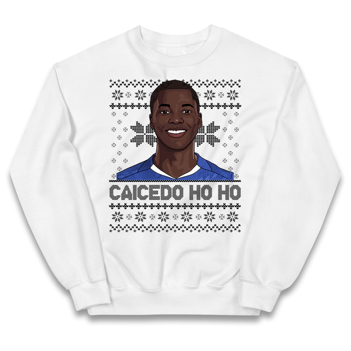 Moises Caicedo Christmas Kids Jumper
