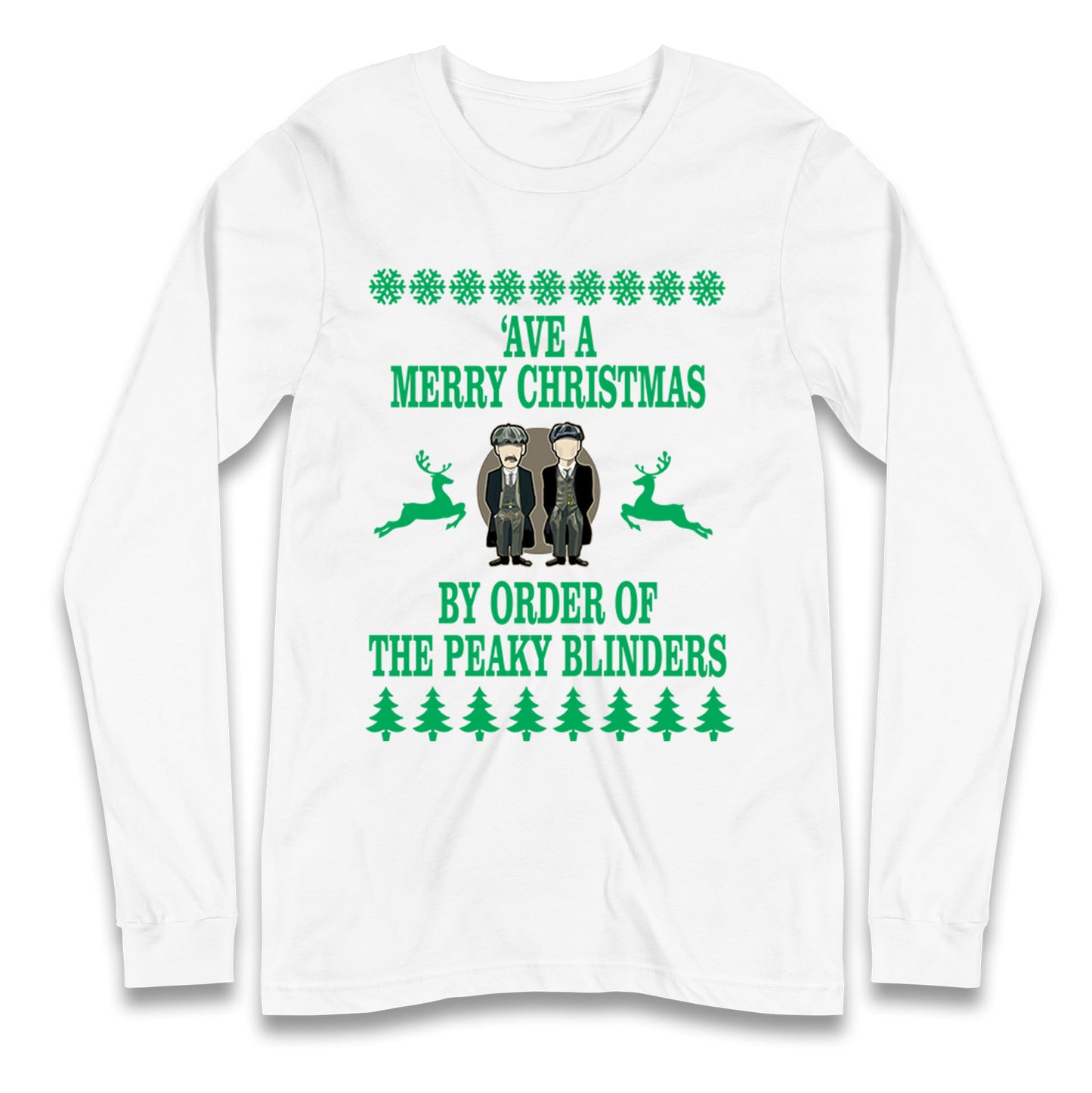 Peaky Blinders Christmas Longsleeve T Shirt