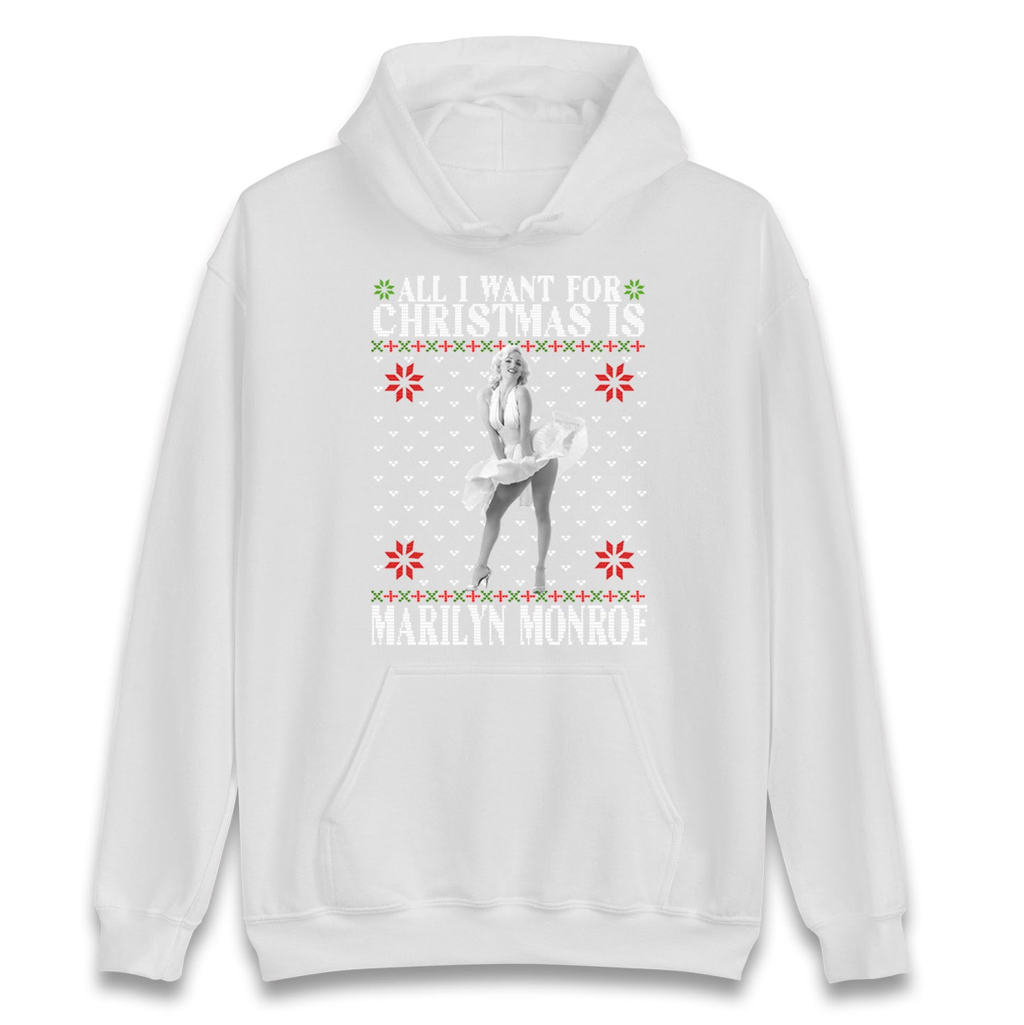 marilyn monroe christmas hoodie