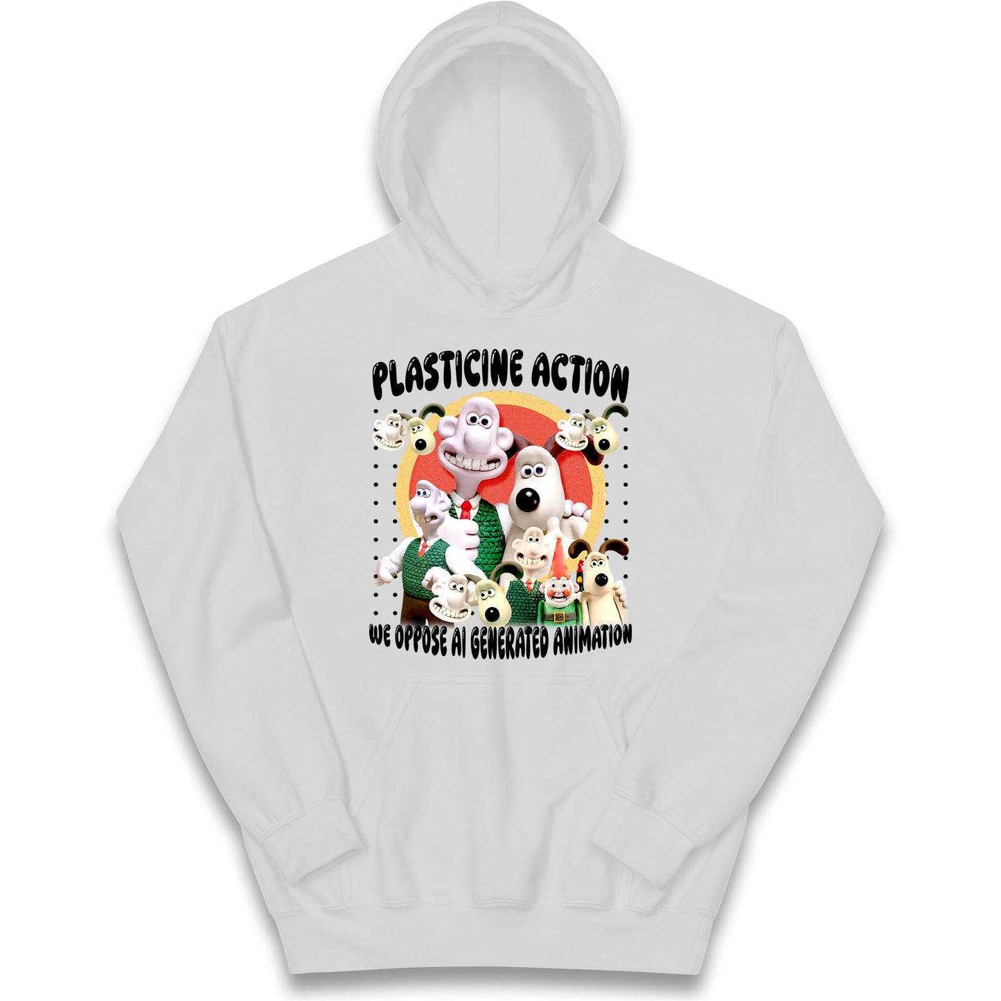 Plasticine Action Figure Kids Hoodie