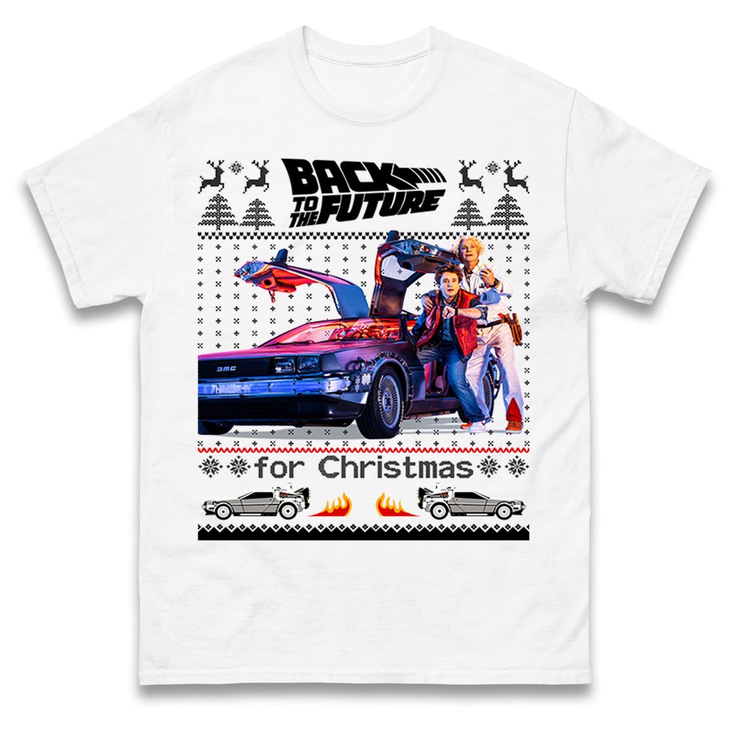 Back To The Future Christmas T Shirt