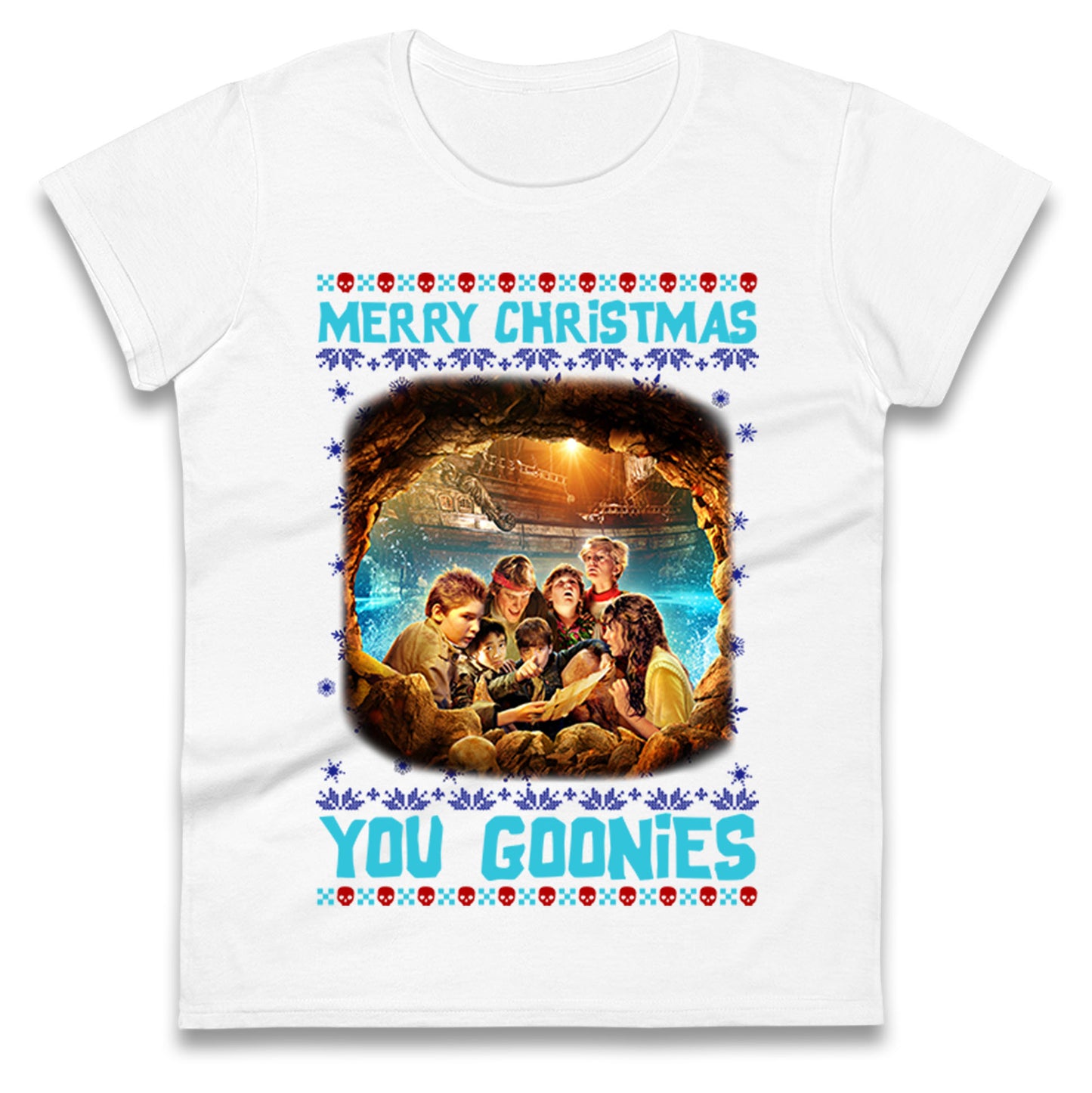 The Goonies Christmas Ladies T Shirt