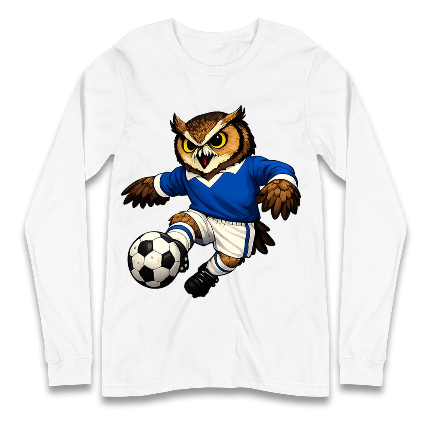 Retro Oldham Football Longsleeve T Shirt