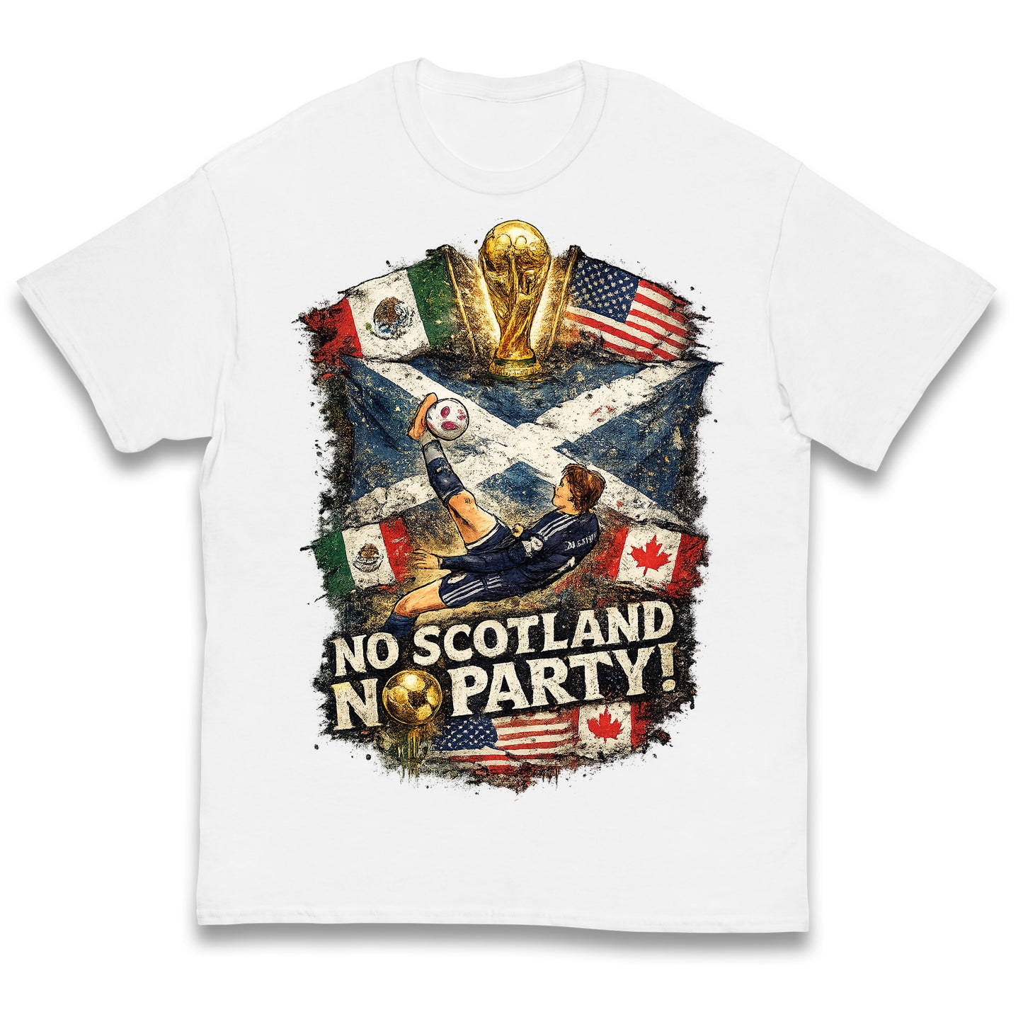 No Scotland No Party World Cup 2026 Kids T Shirt