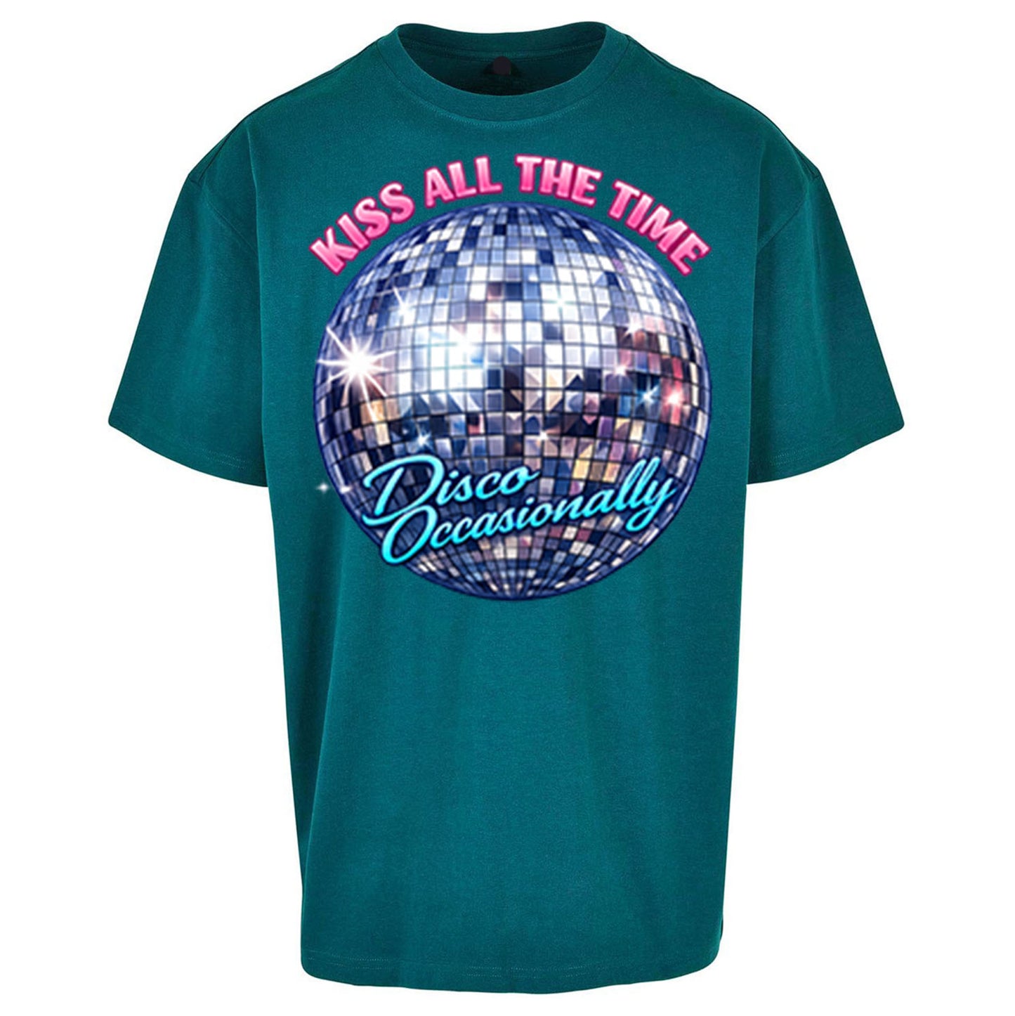 Kiss All The Time Disco Occasionally Oversized T Shirt