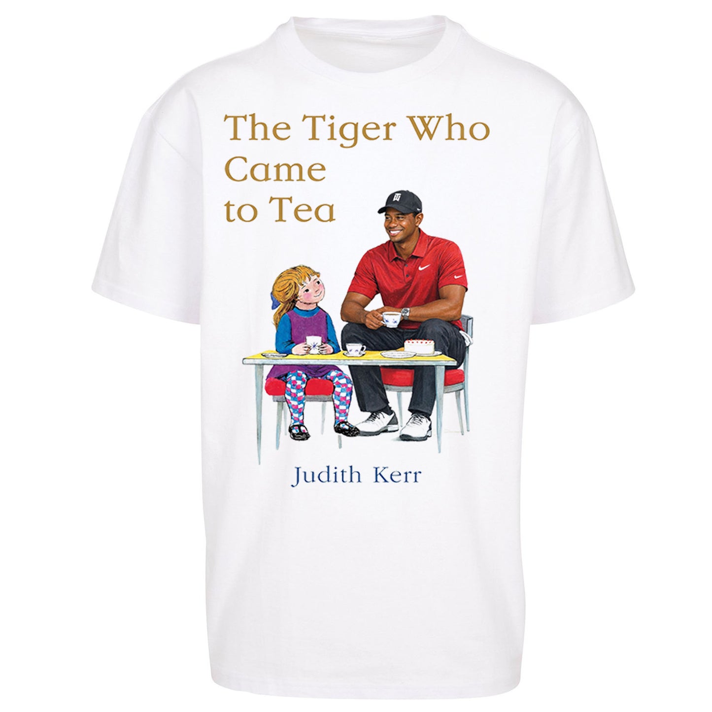 Tiger Woods The Tiger Who Came To Tea Golf Oversized T Shirt