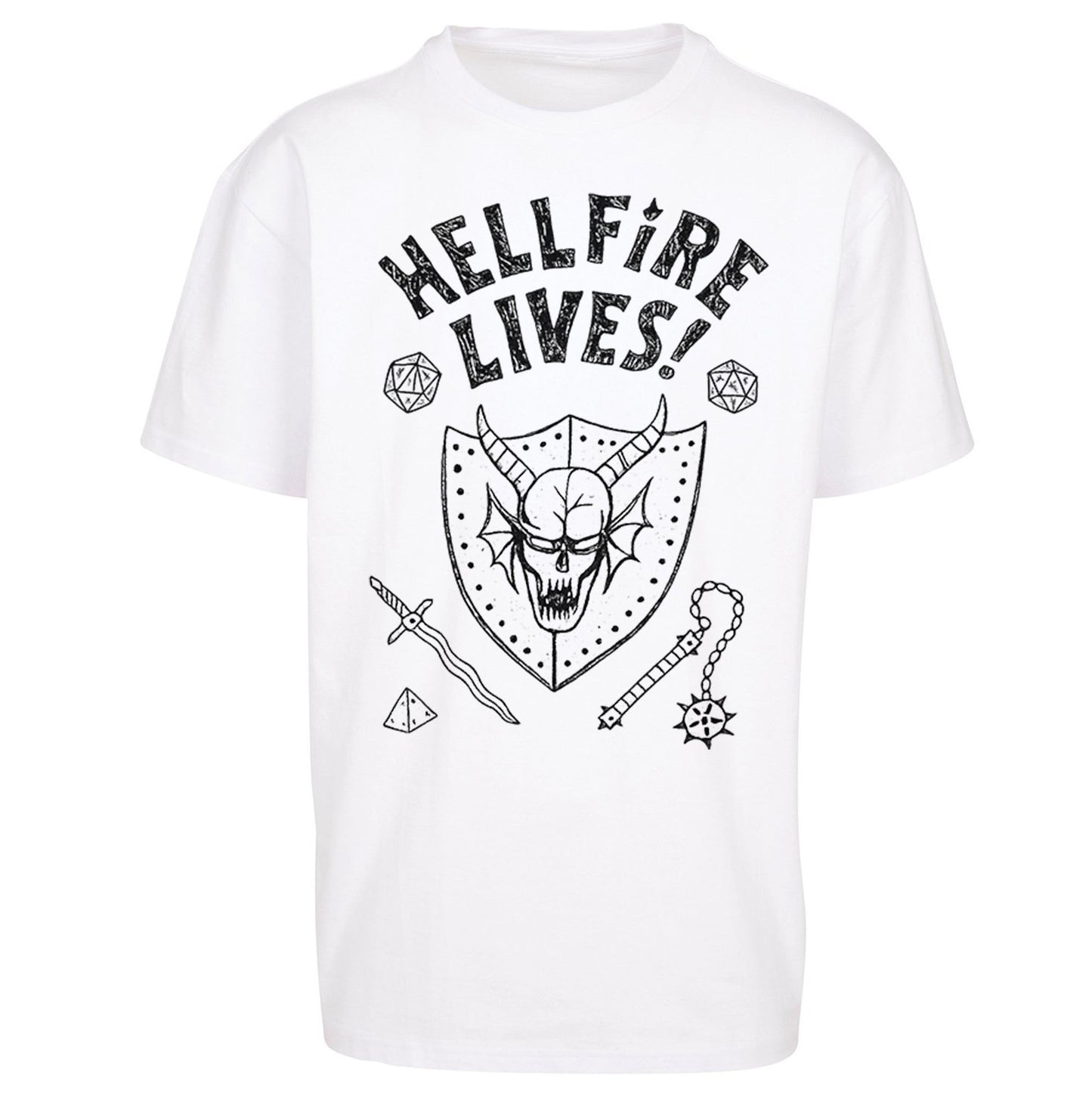 Hellfire Lives Oversized T Shirt