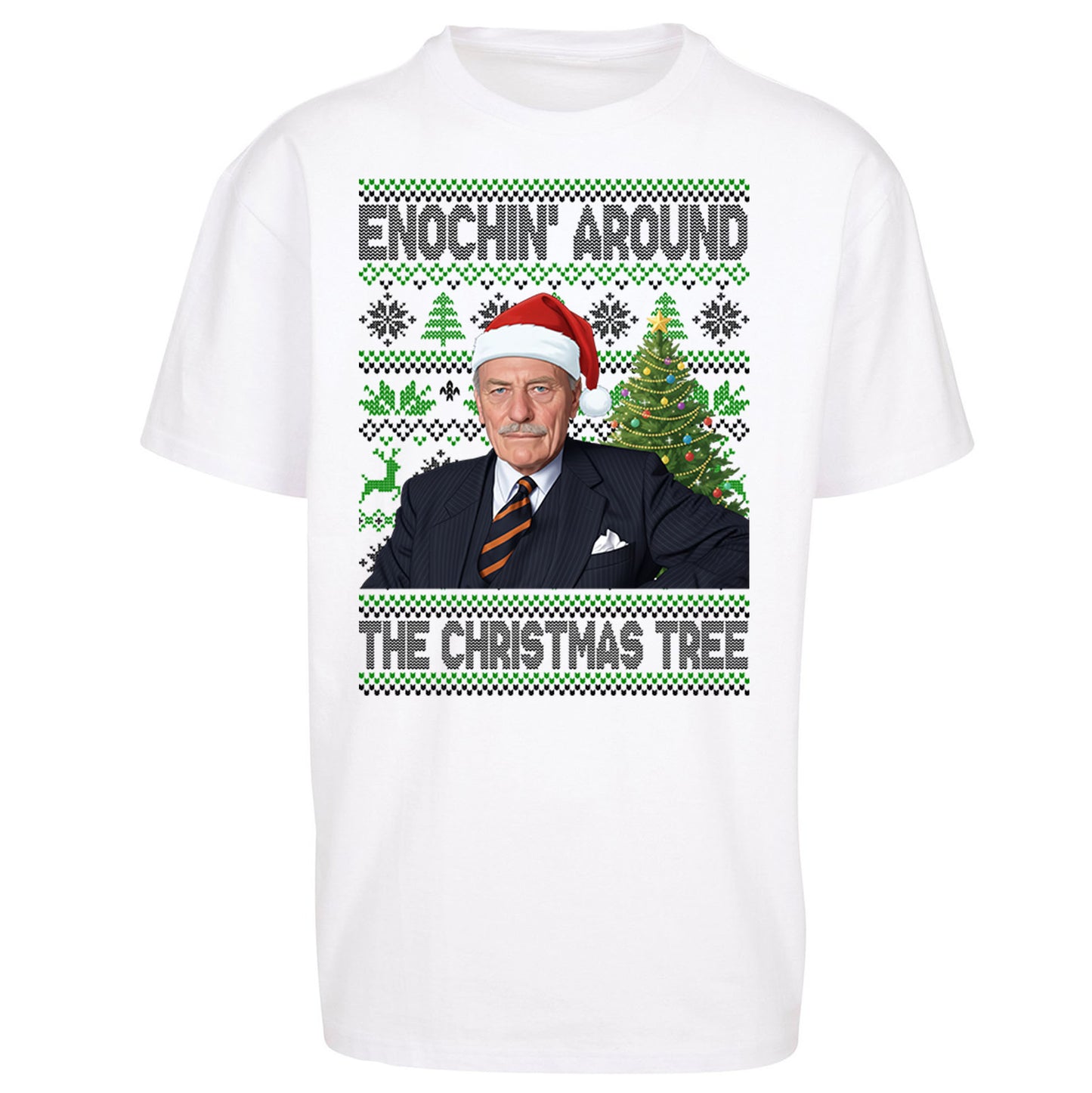 Enoch Powell Enochin Around the Christmas Tree Christmas - Oversized T Shirt