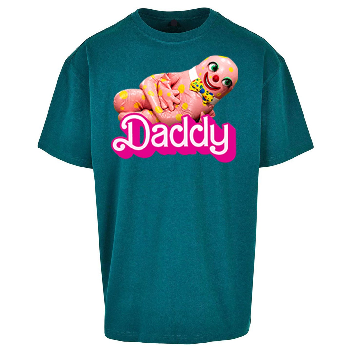 Funny Mr Blobby Daddy 90s Retro Oversized T Shirt