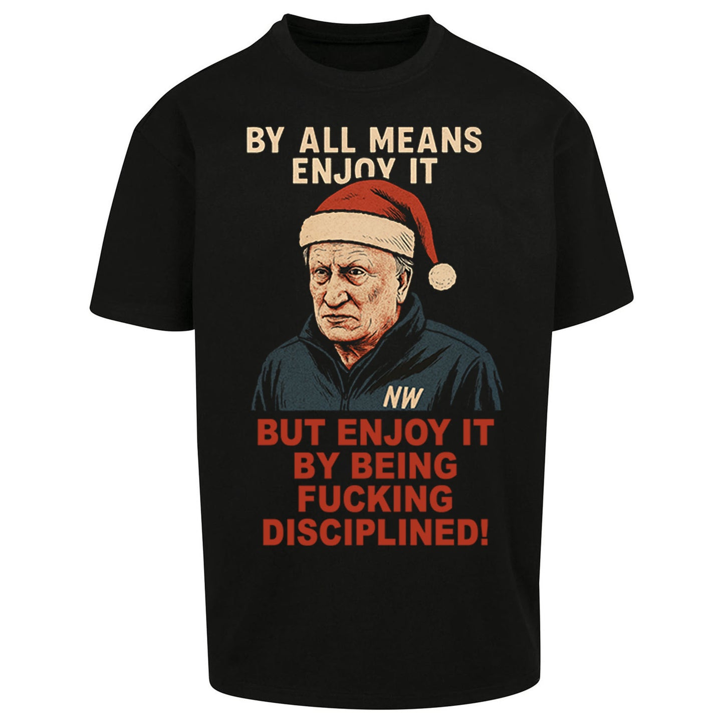 Neil Warnock Christmas Oversized T Shirt