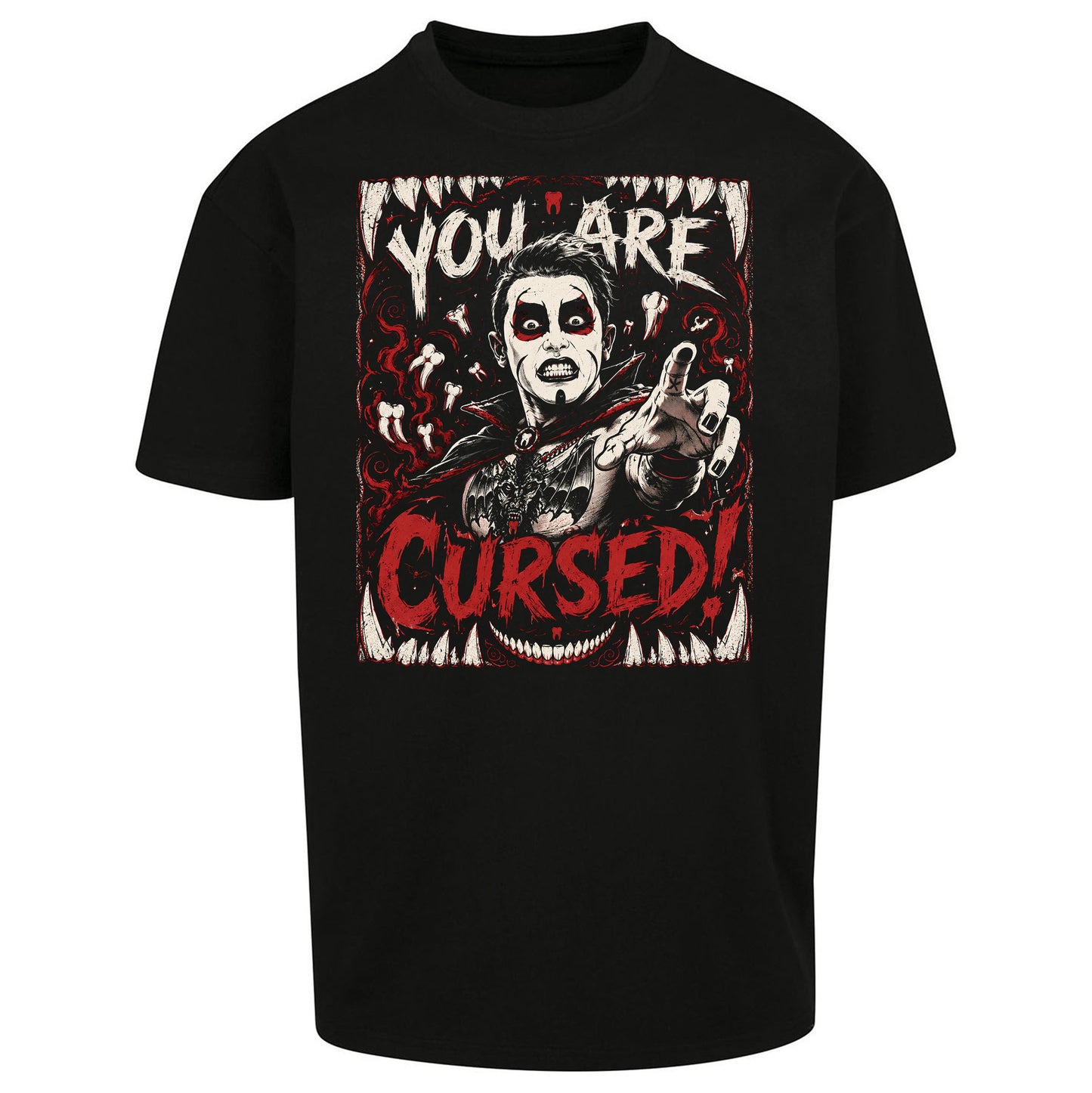 Danhausen You Are Cursed Pro Wrestling Oversized T Shirt