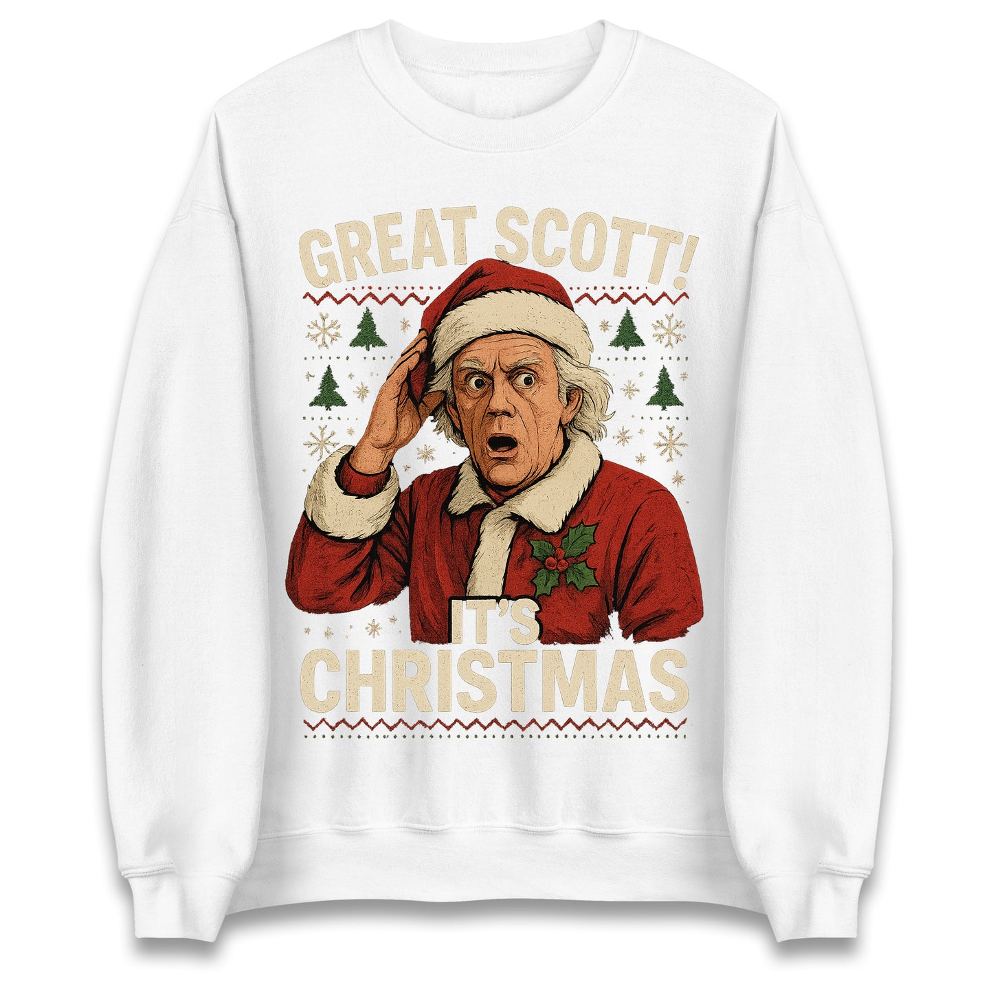 Back to The Future Christmas Sweater