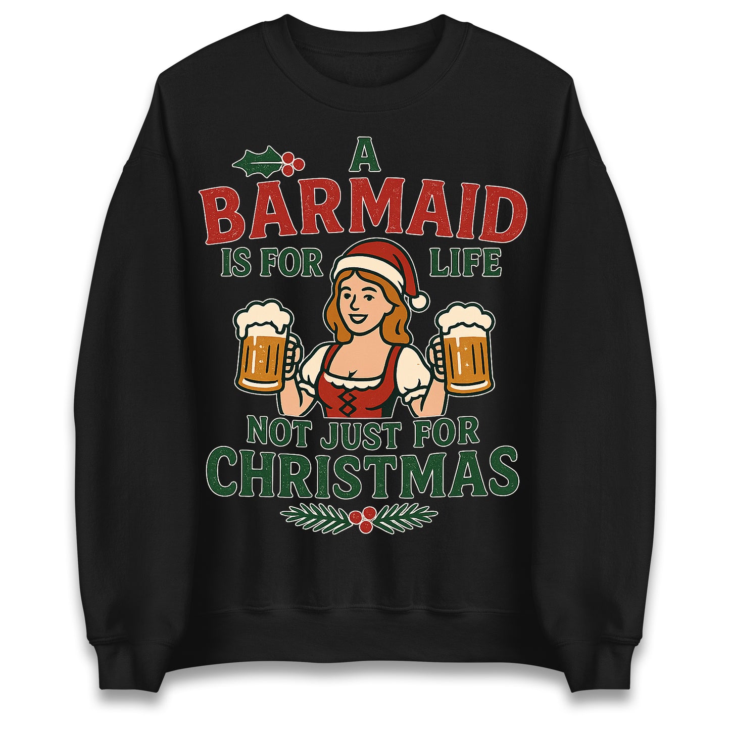 Barmaid Xmas Jumper