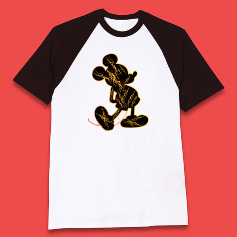 Disney Classic Mickey Mouse Pose Disney Retro Cartoon Character Disneyland Holiday Vacation Baseball T Shirt