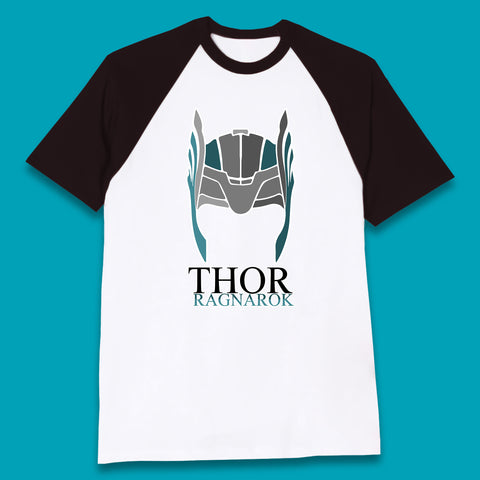 Thor Ragnarok Marvel Avenger Thor Helmet Superhero Movie Character Thor Helmet Ragnarok Baseball T Shirt