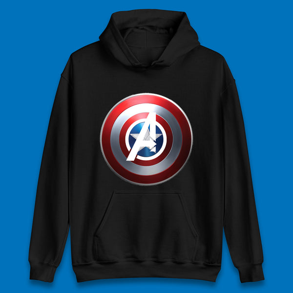 Captain America's Shield Marvel Avengers Captain America Cosplay The Captain Steven Rogers Unisex Hoodie