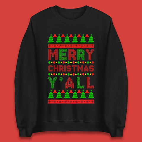 Merry Christmas Y'All Unisex Sweatshirt