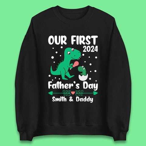 Personalised First Father's Day Unisex Sweatshirt