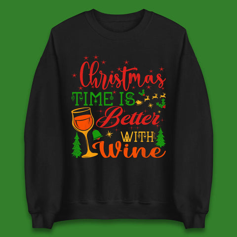 Christmas Wine Unisex Sweatshirt