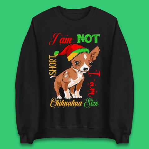 Chihuahua Size Christmas Unisex Sweatshirt