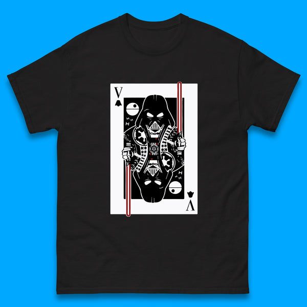 Star Wars Fictional Character Darth Vader Playing Card Vader King Card Sci-fi Action Adventure Movie 46th Anniversary Mens Tee Top