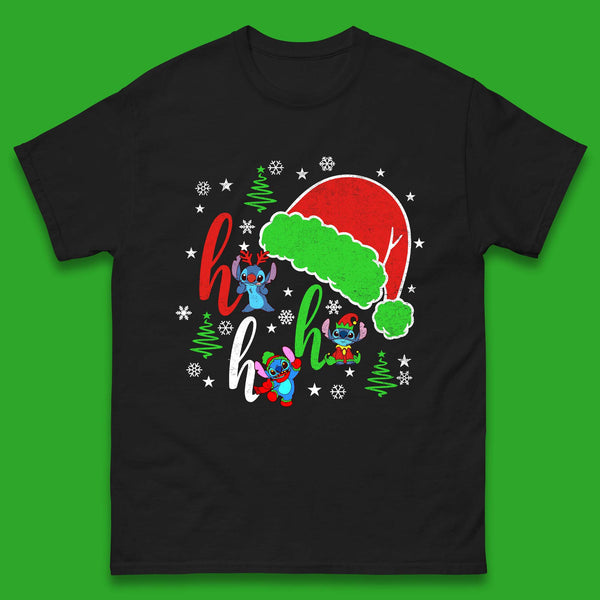 Ho Ho Ho Christmas Stitch Mens T-Shirt