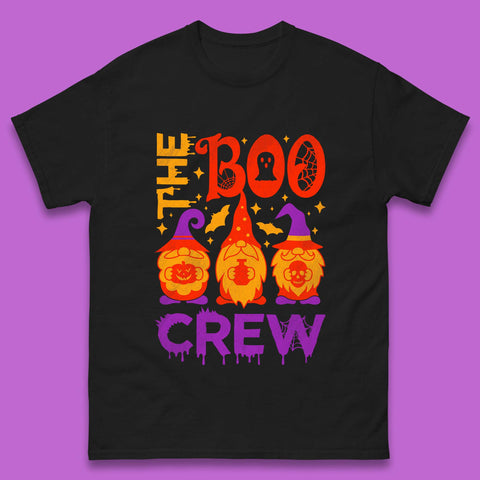 The Boo Crew Halloween Gnomes Squad Horror Scary Spooky Matching Costume Mens Tee Top