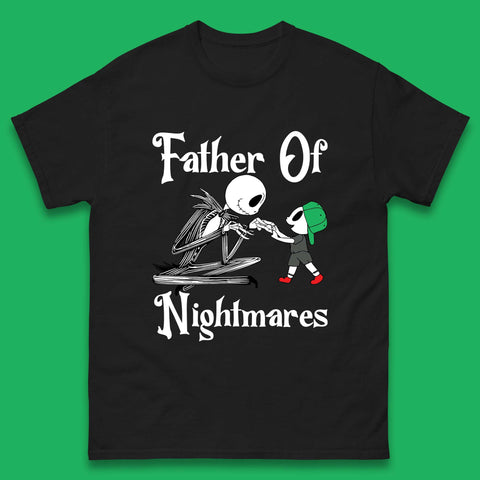 Father Of Nightmares Halloween Jack Skellington Father's Day Horror Mens Tee Top