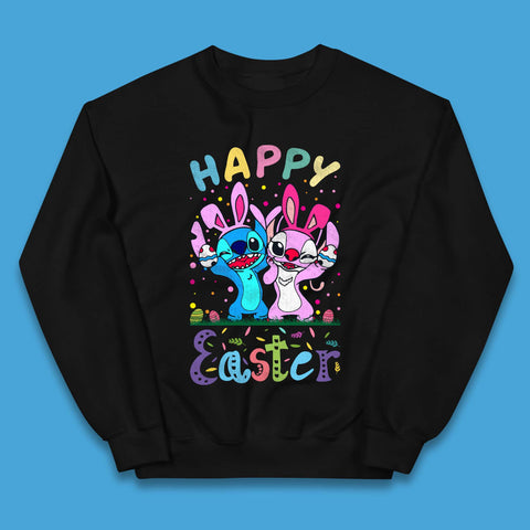 Happy Easter Stitch Kids Jumper