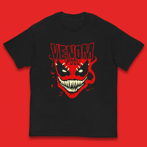 Venom Pool Marvel Avengers Venom Face Venom-Pool Marvel Comics Superhero Marvel Universe Movie Character Kids T Shirt