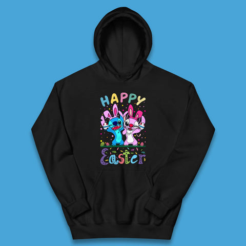 Happy Easter Stitch Kids Hoodie