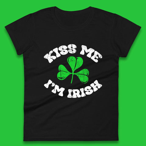 Kiss Me I'm Irish St. Patrick's Day Womens T-Shirt