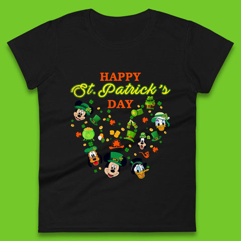 Disney Happy St. Patrick's Day Womens T-Shirt
