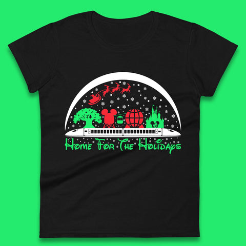 Home For The Holidays Christmas Womens T-Shirt