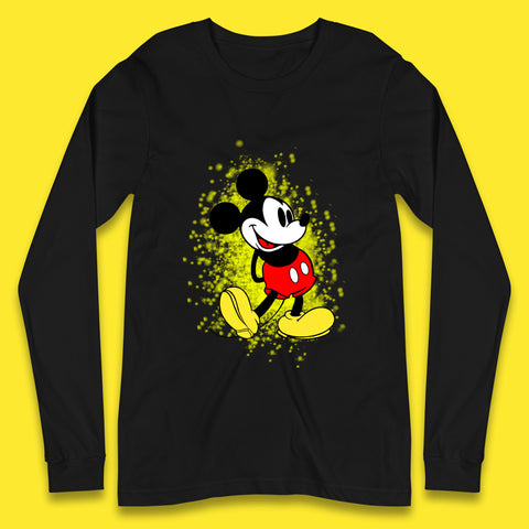 Disney Vintage Mickey Mouse Cartoon Character Disneyland Vacation Trip Disney World Long Sleeve T Shirt