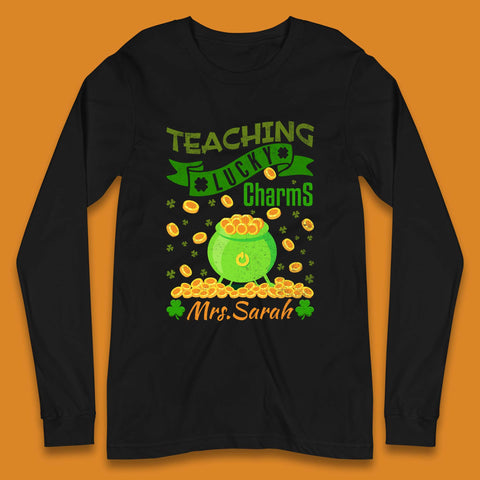 Personalised Teaching Lucky Charm Long Sleeve T-Shirt
