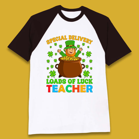 Special Delivery Loads Of Luck Teacher Baseball T-Shirt