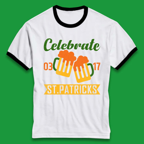 Celebrate St. Patricks Day Ringer T-Shirt