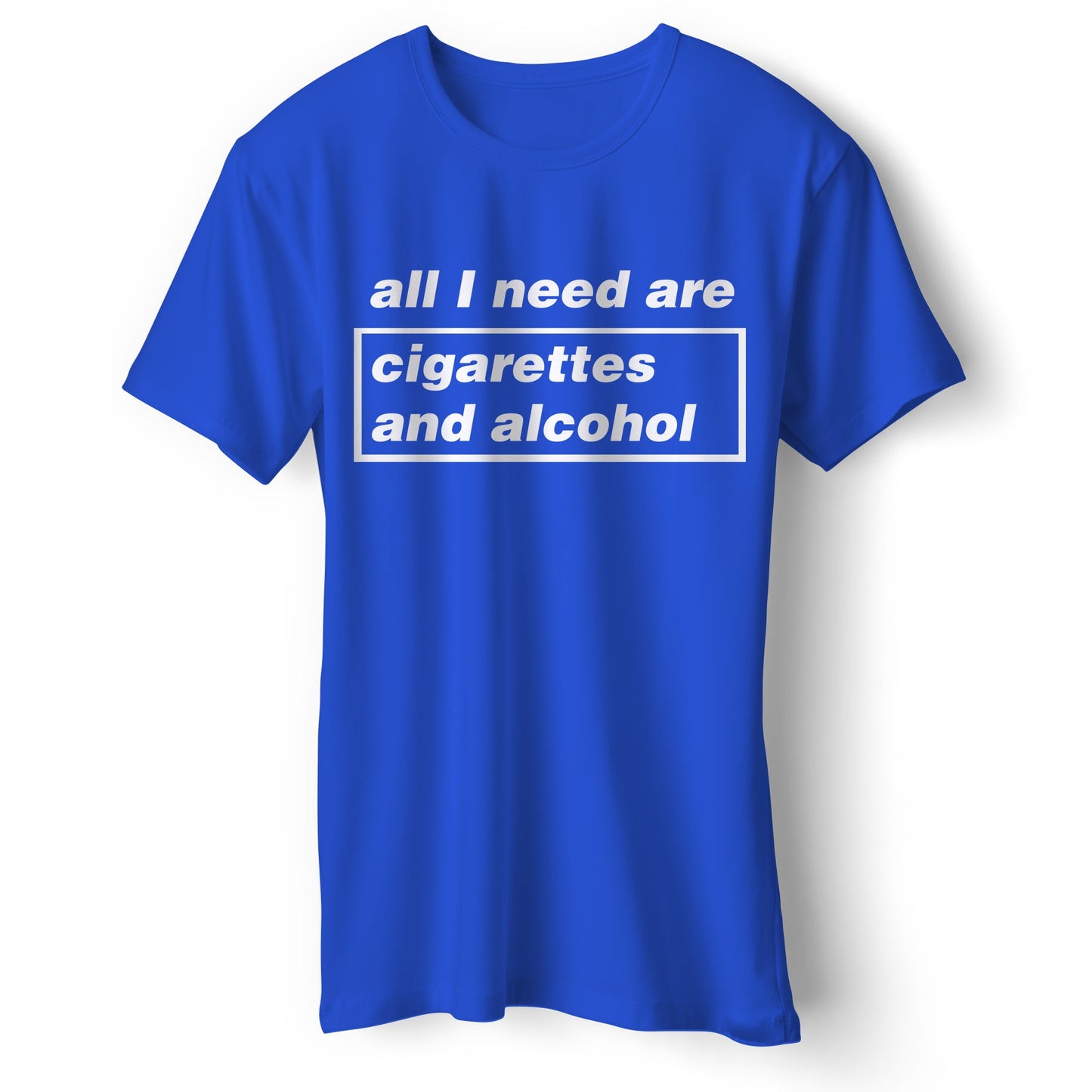 Cigarettes and Alcohol Illustration T Shirt